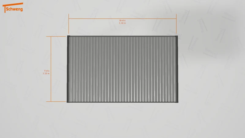 #DE Schweng Flachdachcarport C600 (ID pbp2zb) #MTG