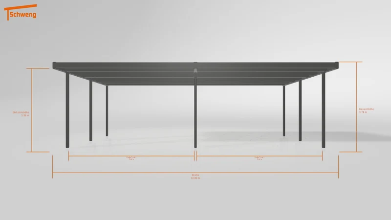 #CH Schweng Flachdachcarport C600 (ID pbp2m8) #MTG