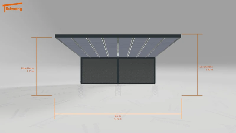 #DE Schweng Terrassenüberdachung S400 (ID g75nnp)