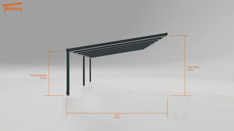 #DE Schweng Terrassenüberdachung S400 (ID v47bgn)