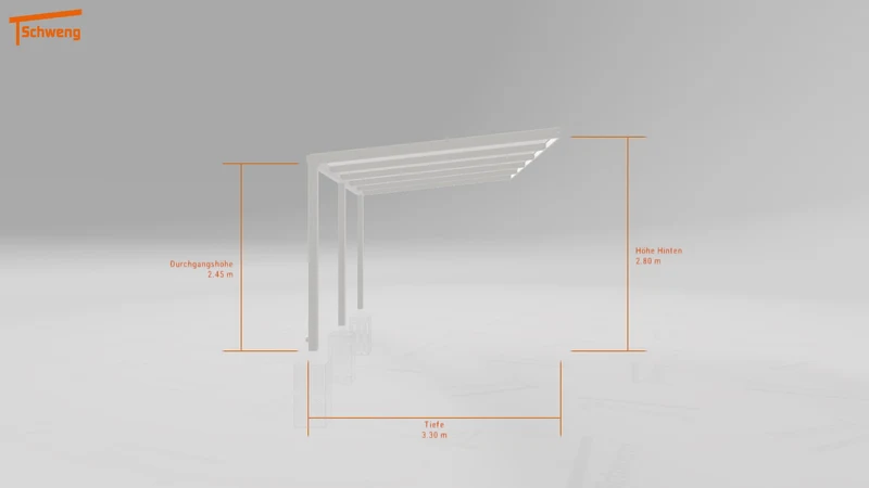 #DE Schweng Terrassenüberdachung S350 (ID jj87mn)