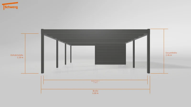 #DE Schweng Flachdachcarport C600 (ID mj24nz) #MTG