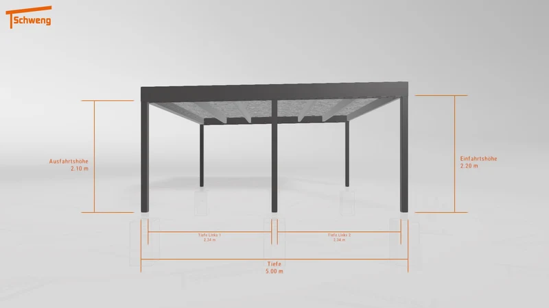 #DE Schweng Flachdachcarport C600+ (ID jj8kbb) #MTG