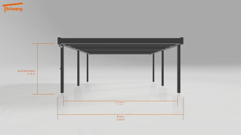 #DE Schweng Flachdachcarport C600 (ID jj8kvb) #MTG