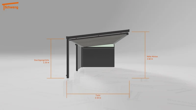 #DE Schweng Terrassenüberdachung S400 (ID 9wv2kp)