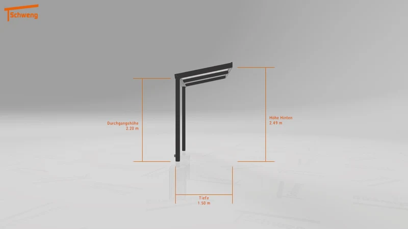 #DE Schweng Terrassenüberdachung S350 (ID mj24xz)