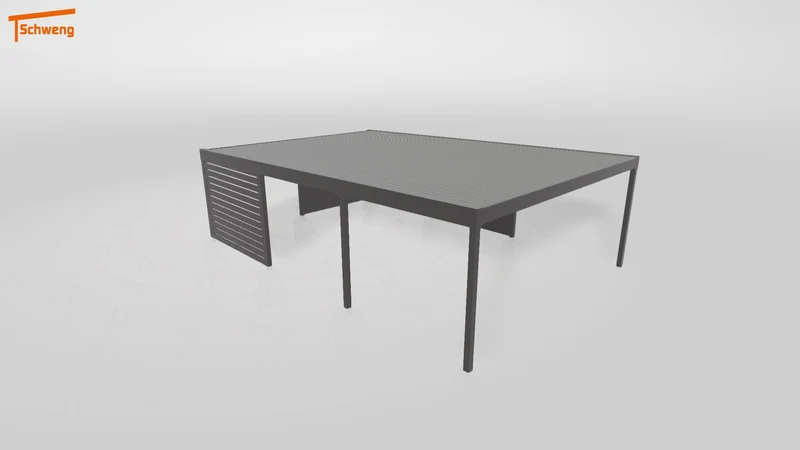 #DE Schweng Flachdachcarport C600+ (ID 5mz22q) #MTG