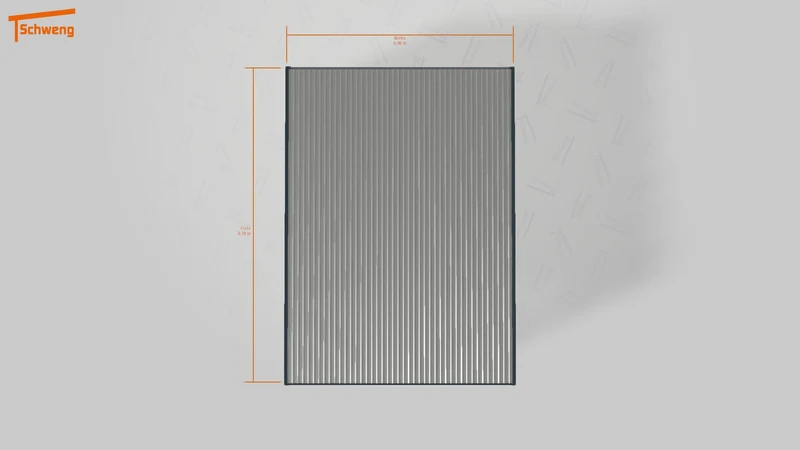 #DE Schweng Flachdachcarport C600+ (ID g75n7p) #MTG
