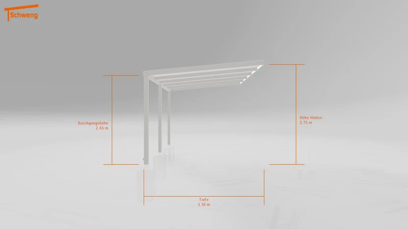 #DE Schweng Terrassenüberdachung S350 (ID 77bd32)