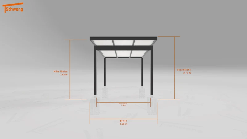 #DE Schweng Pultdachcarport S400 (ID 42w3yz) #MTG