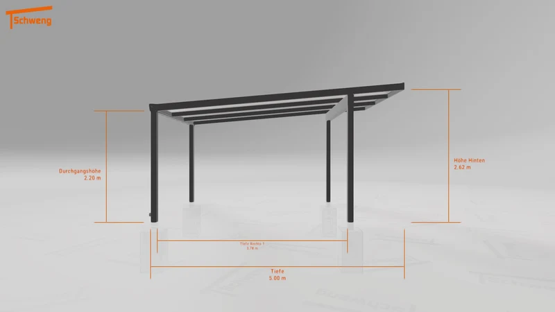 #DE Schweng Pultdachcarport S400 (ID 42w3yz) #MTG