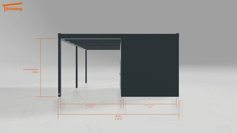 #DE Schweng Flachdachcarport C600+ (ID 9wv29p) #MTG
