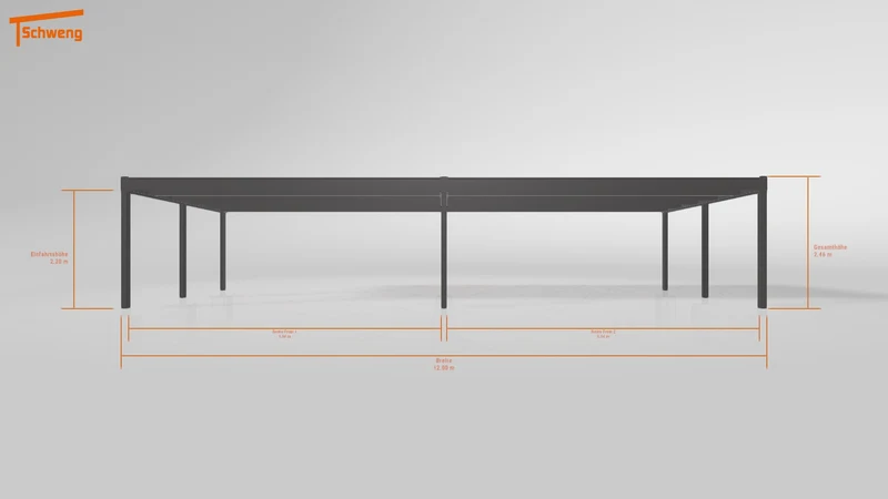 #DE Schweng Flachdachcarport C600 (ID 42w9p5) #MTG