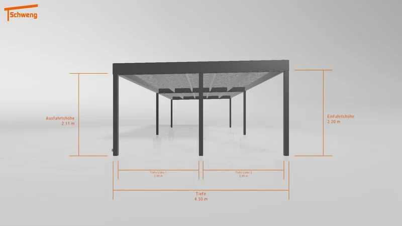 #DE Schweng Flachdachcarport C600 (ID 42w9p5) #MTG