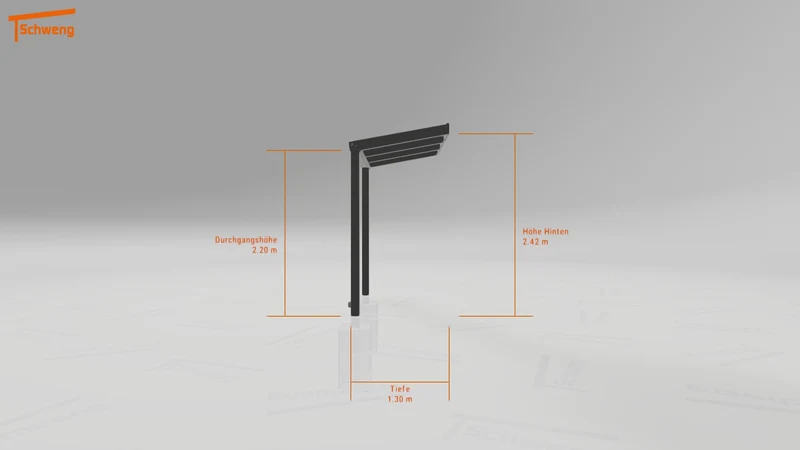 #DE Schweng Terrassenüberdachung S350 (ID bkp235)