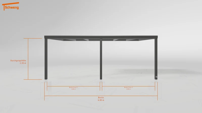 #DE Schweng Pultdachcarport S400 (ID k2jmwd)