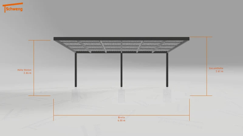 #DE Schweng Pultdachcarport S400 (ID k2jmwd)