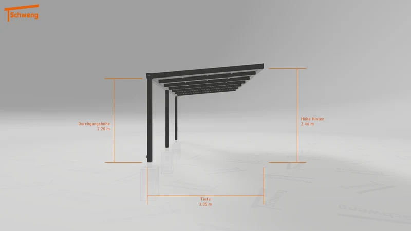 #DE Schweng Pultdachcarport S400 (ID k2jmwd)