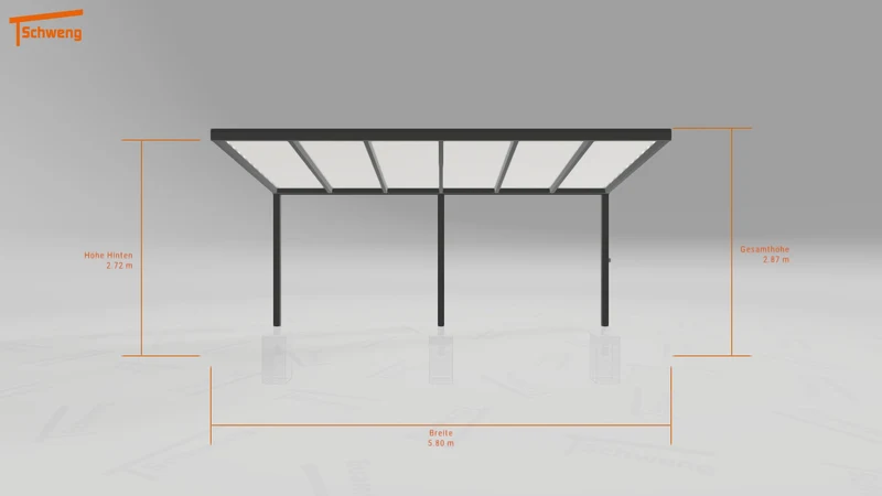 #DE Schweng Pultdachcarport S350 (ID qdv88n) #MTG