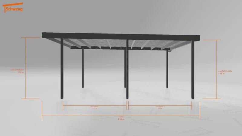 #DE Schweng Flachdachcarport C600 (ID rjndd5) #MTG