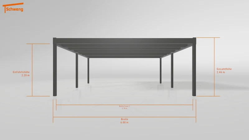 #DE Schweng Flachdachcarport C600+ (ID k2jmmd) #MTG