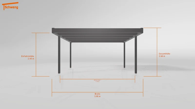 #DE Schweng Flachdachcarport C600+ (ID n5mqqw) #MTG