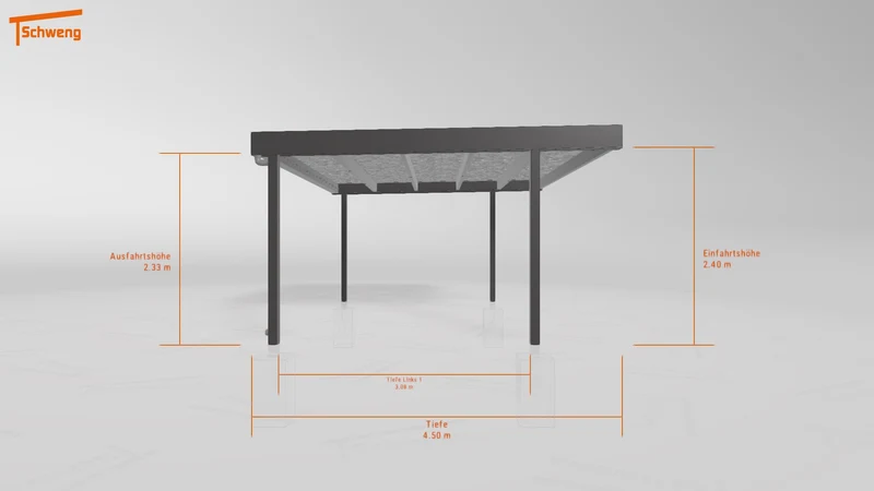 #DE Schweng Flachdachcarport C600+ (ID n5mqqw) #MTG