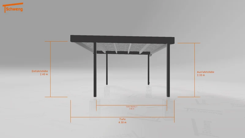 #DE Schweng Flachdachcarport C600+ (ID n5mqqw) #MTG