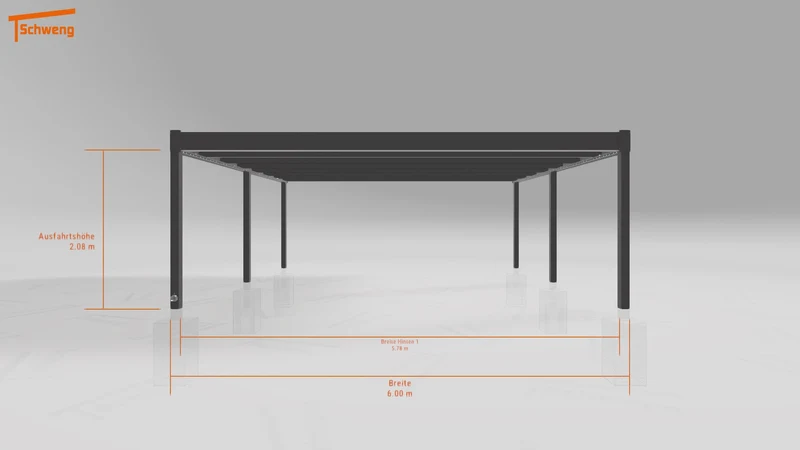 #DE Schweng Flachdachcarport C600 (ID bkpyj7) #MTG