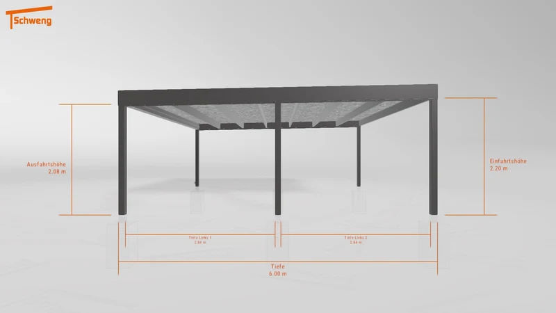 #DE Schweng Flachdachcarport C600 (ID bkpyj7) #MTG