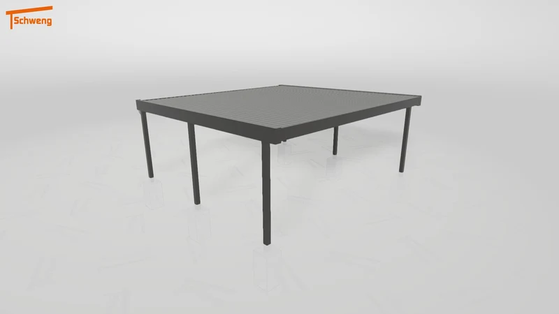 #DE Schweng Flachdachcarport C600 (ID 2q82p9)