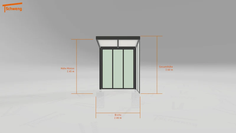 #DE Schweng Terrassenüberdachung S350 (ID v47qk3)
