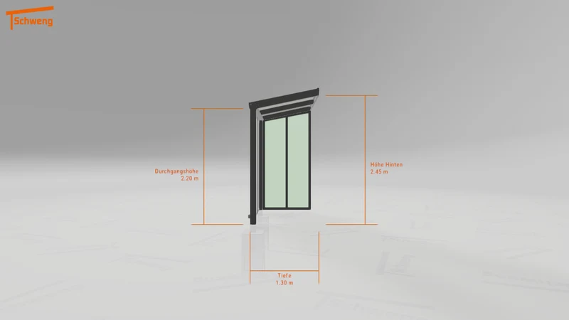 #DE Schweng Terrassenüberdachung S350 (ID v47qk3)