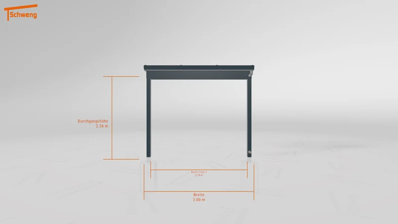 #DE Schweng Terrassenüberdachung S350 (ID pbpgrv)