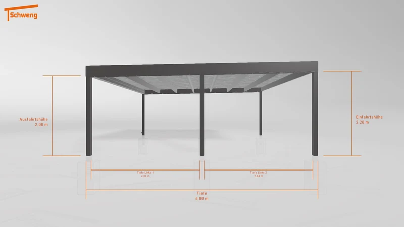 #DE Schweng Flachdachcarport C600 (ID bkp25r) #MTG