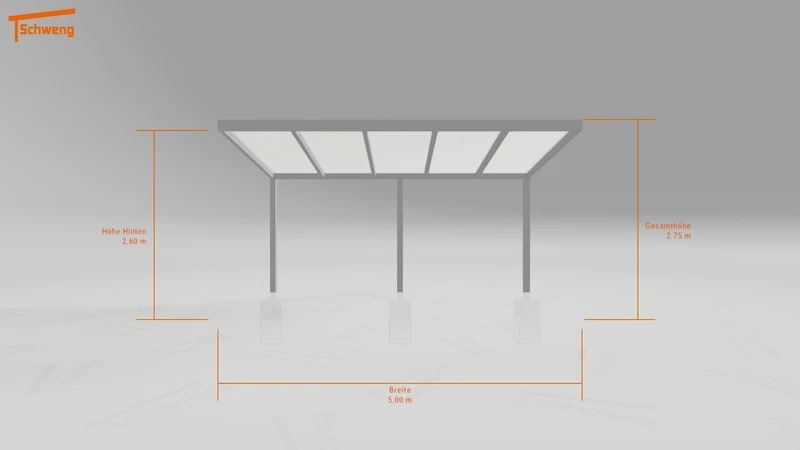 #DE Schweng Pultdachcarport S350 (ID 33jrd3)