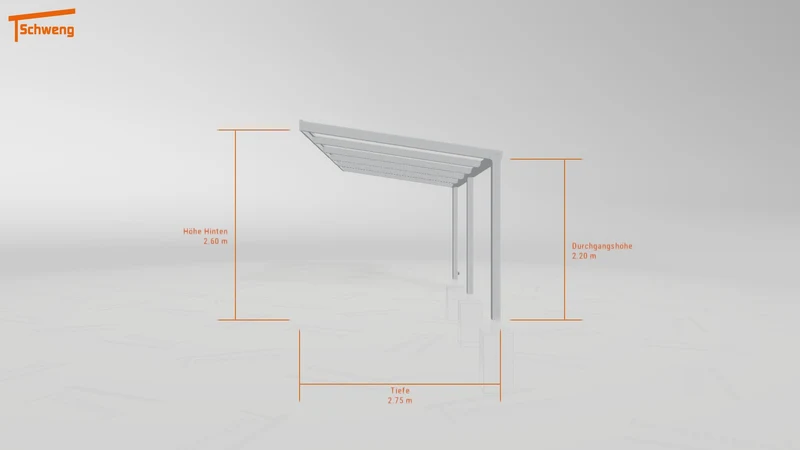 #DE Schweng Pultdachcarport S350 (ID 33jrd3)