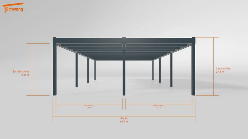 #DE Schweng Flachdachcarport C600+ (ID ygjq3r) #MTG
