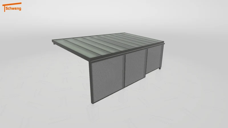 #DE Schweng Terrassenüberdachung S400 (ID jj8q98)