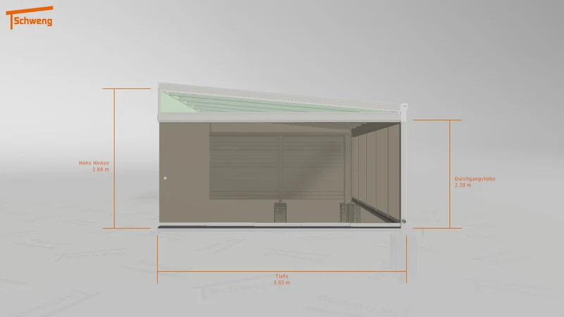 #DE Schweng Terrassenüberdachung S400 (ID 5mzm83)