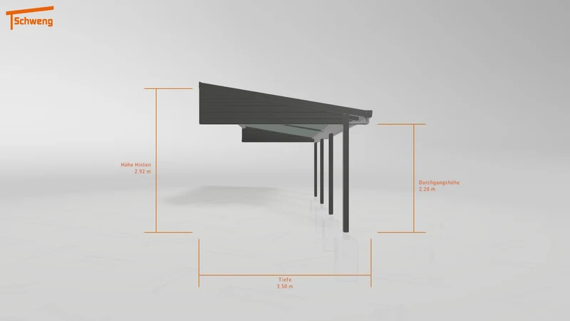 #DE Schweng Terrassenüberdachung S400 (ID w3xq8v)