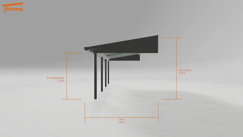 #DE Schweng Terrassenüberdachung S400 (ID w3xq8v)