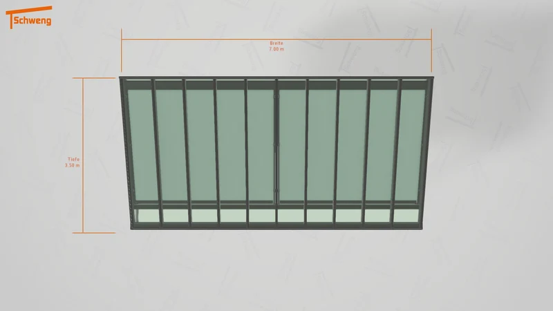 #DE Schweng Terrassenüberdachung S400 (ID w3xq8v)