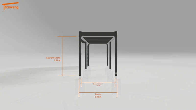#DE Schweng Flachdachcarport C600 (ID g75ymb) #MTG