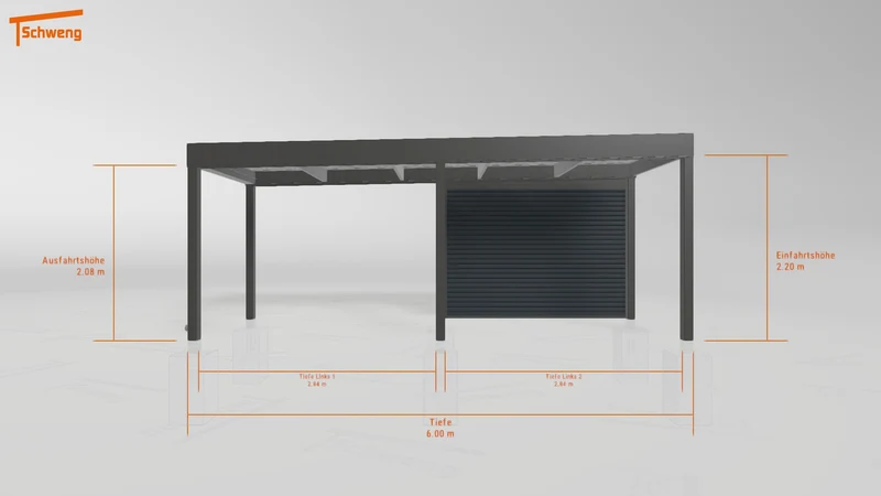 #DE Schweng Flachdachcarport C600 (ID g75ymb) #MTG