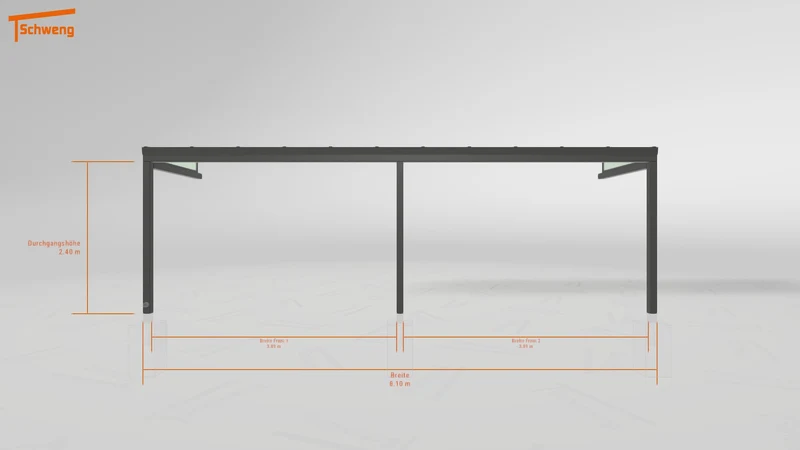 #DE Schweng Terrassenüberdachung S350 (ID qdvppg)