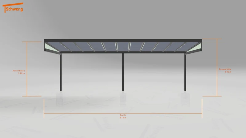 #DE Schweng Terrassenüberdachung S350 (ID qdvppg)