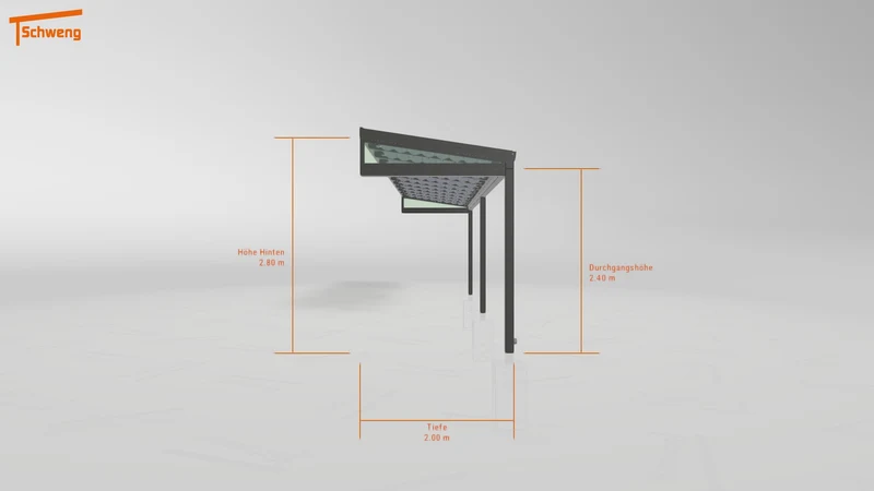 #DE Schweng Terrassenüberdachung S350 (ID qdvppg)