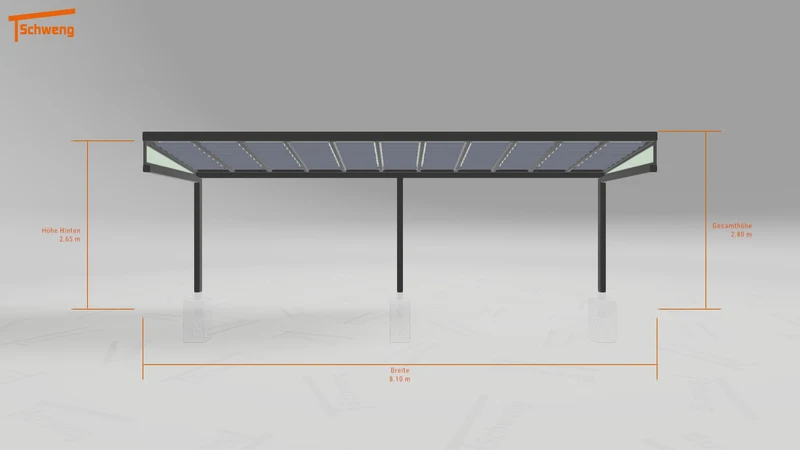 #DE Schweng Terrassenüberdachung S400 (ID v47q4n)