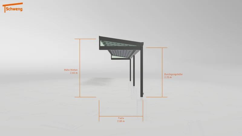 #DE Schweng Terrassenüberdachung S400 (ID v47q4n)